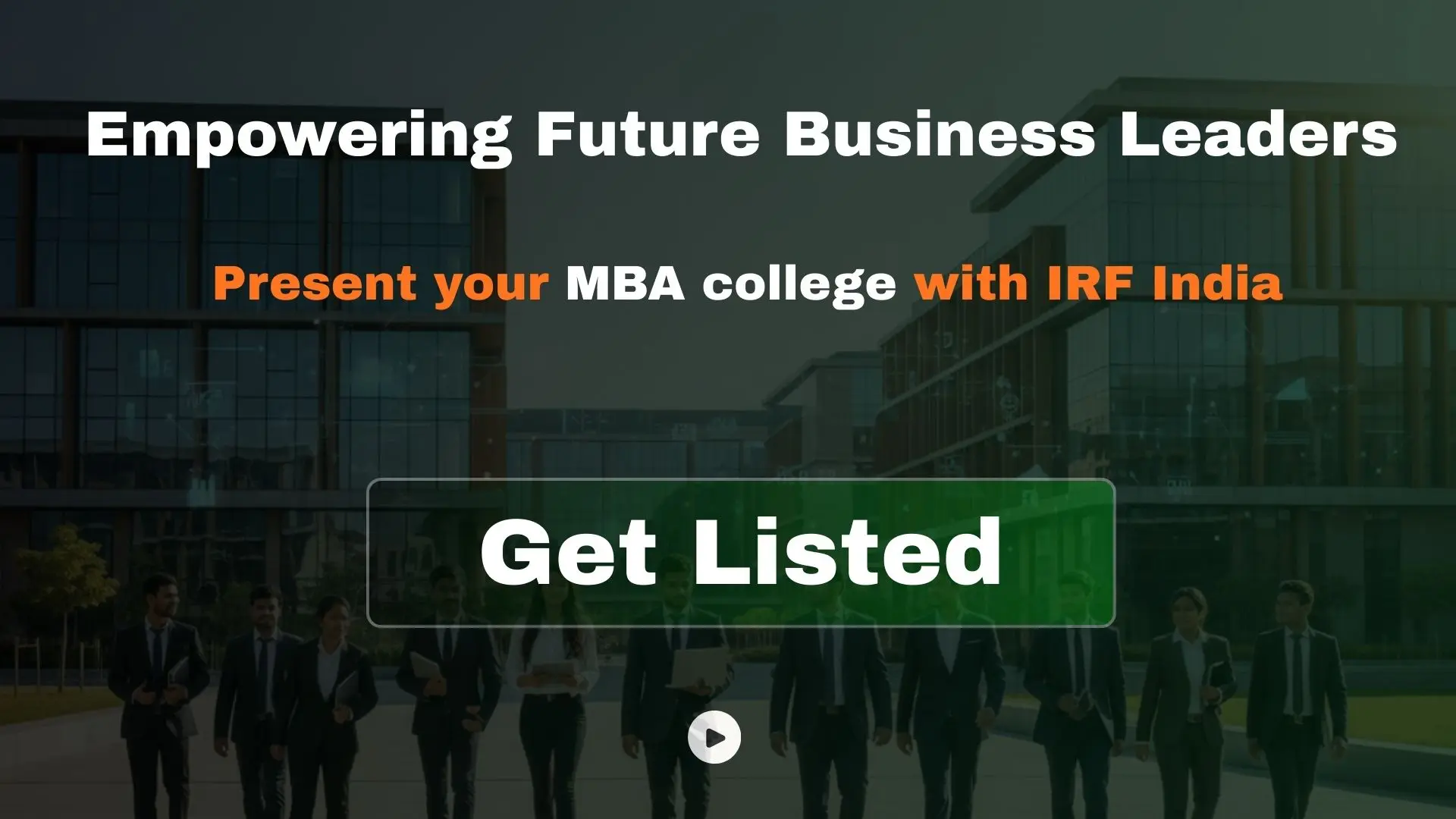 IRF INDIA- MBA RANKING SURVEY 2026