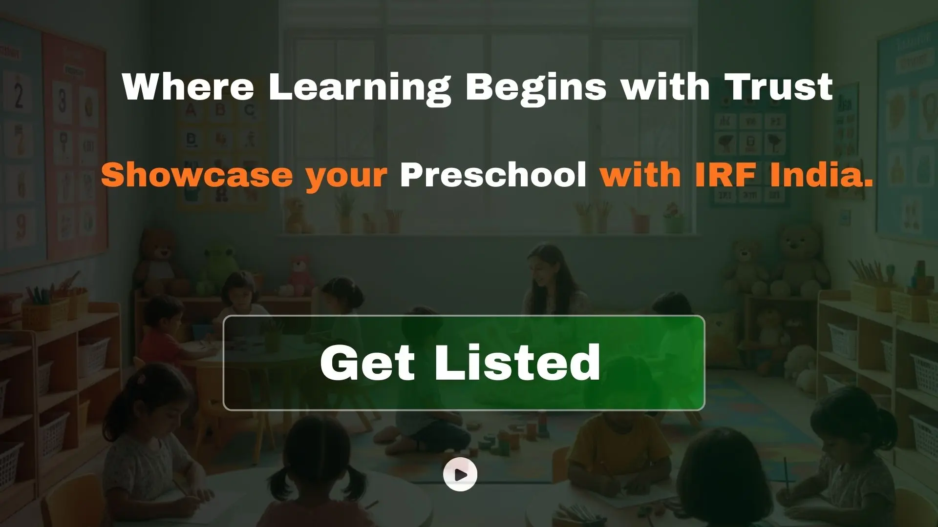 IRF INDIA - Pre-School Ranking Survey 2026